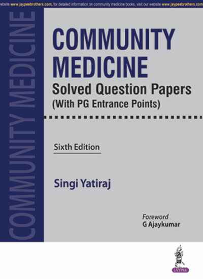 Community Medicine Solved Question Papers with PG Entrance Points